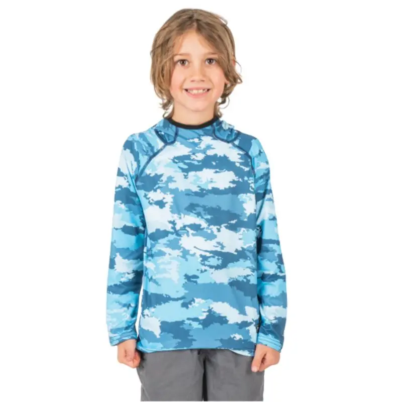 Blackstrap - Kid's Brackish Top Hooded Sun Shirt Upf 50+ 1