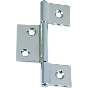Perko - Chrome Plated Non Mortised Hinge - 7/8" X 3-3/8' 1