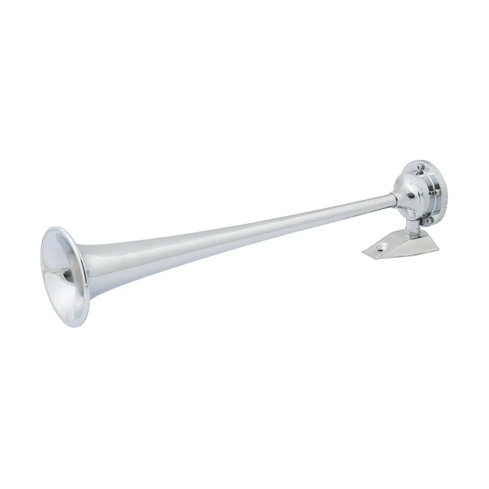 Marinco 12V Chrome Plated Single Trumpet Air Horn [10105] 1