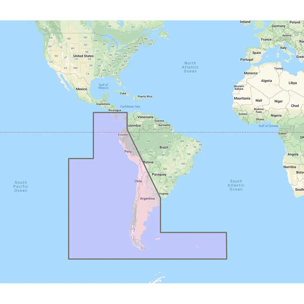 Furuno South America West Coast - Costa Rica To Chile To Falklands Vector Charts - Unlock Code [Mm3-Vsa-500] 1