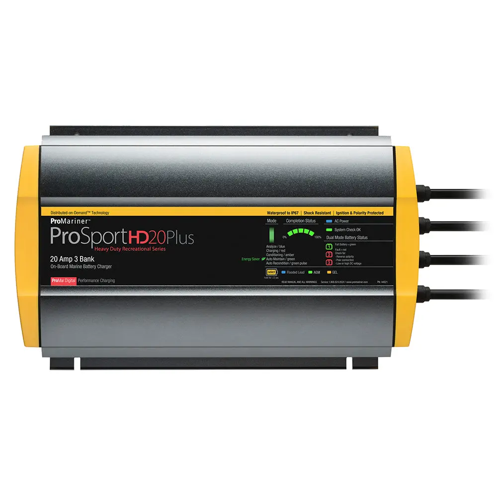 Promariner Prosporthd 20 Plus Gen 4 - 20 Amp - 3 Bank Battery Charger [44021] 1