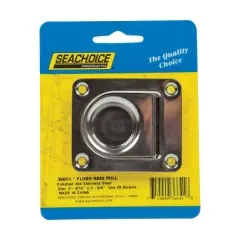 Sea Choice - Flush Ring Pull - Polished Stainless Steel 2-3/16" X 2-5/8" 1