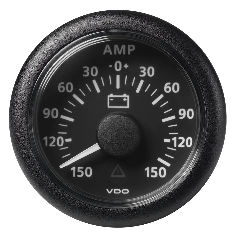 Veratron 52Mm (2-1/16") Viewline Battery Status Gauge -150/+150Amp - Black Dial  Bezel [A2c59512329] 1