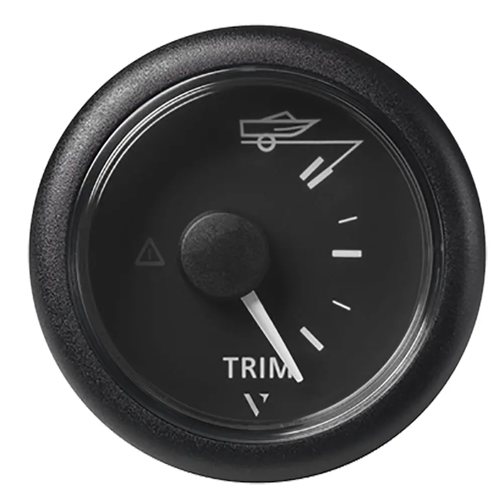 Veratron 52Mm (2-1/16") Viewline Trim Indicator Gauge Up/Down - Black Dial  Round Bezel [A2c59514180] 1
