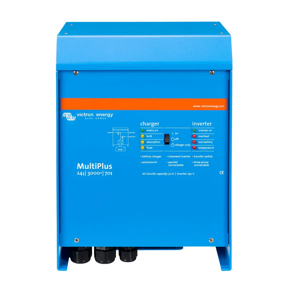 Victron Multiplus Inverter/Charger 24Vdc - 3000Va - 120Vac W/ 70Amp Charger - 50Amp Transfer Switch - Ul Approved [Pmp242301102] 1