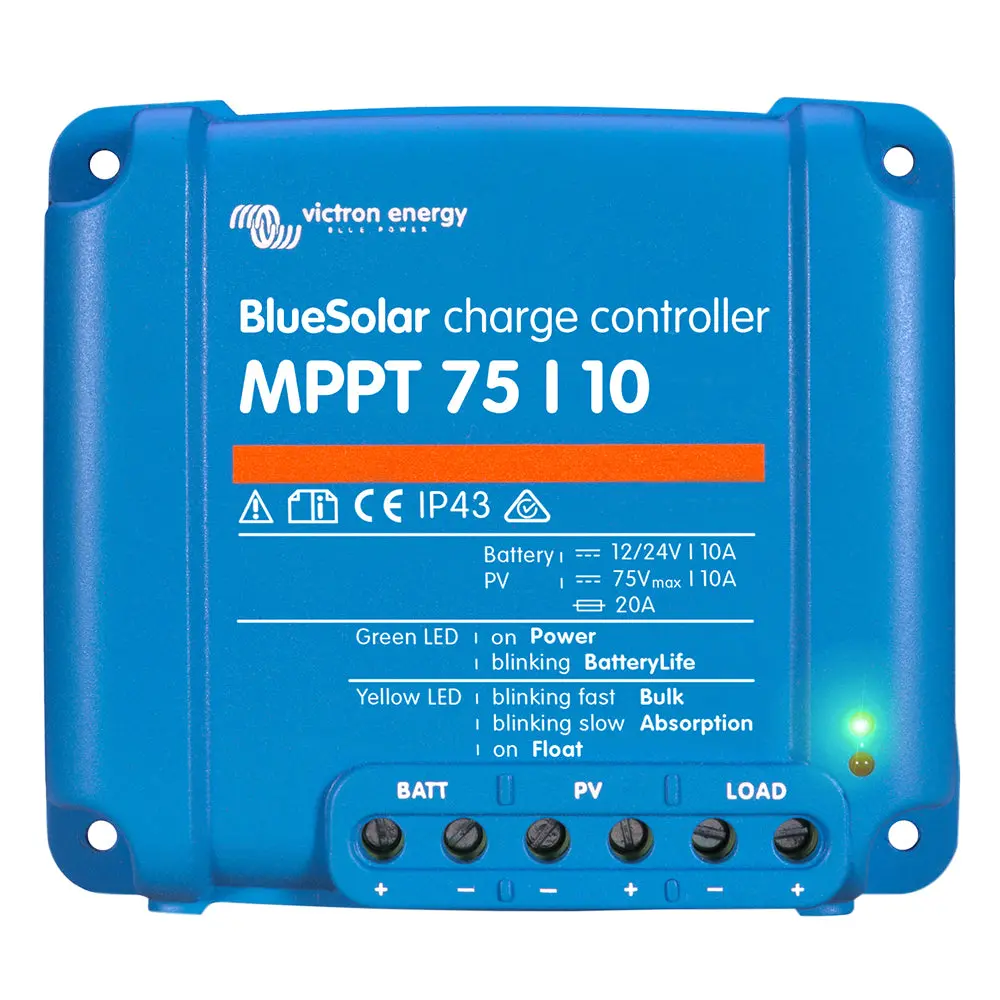 Victron Bluesolar Mppt Charge Controller - 75V - 10Amp - Ul Approved [Scc010010050r] 1
