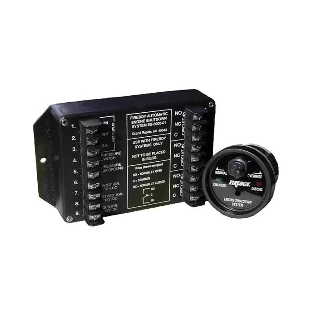 Fireboy-Xintex 8 Circuit Engine Shutdown W/Time Delay - Round Display [Es-8015-01] 1