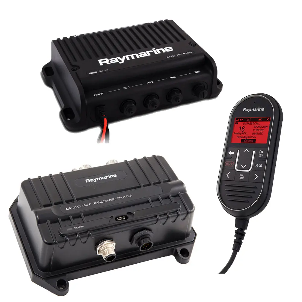 Raymarine Ray90 Vhf Radio  Ais700 Bundle [T70424] 1
