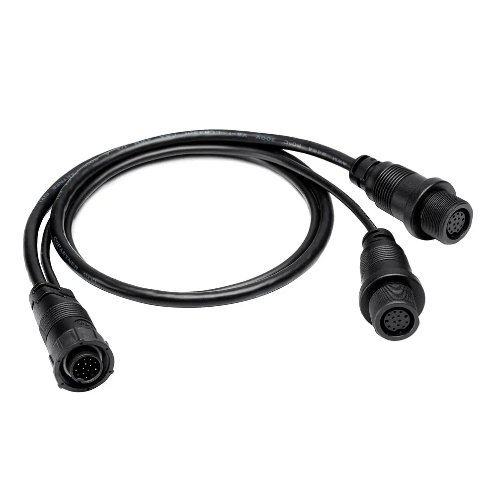 Humminbird 14 M Silr Y - Solix/Apex Side Imaging Left-Right Splitter Cable [720112-1] 1
