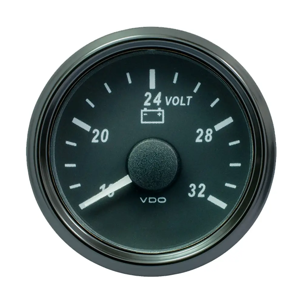 Vdo Singleviu 52Mm (2-1/16") Voltmeter F/24V Systems - 32V [A2c3832780030] 1