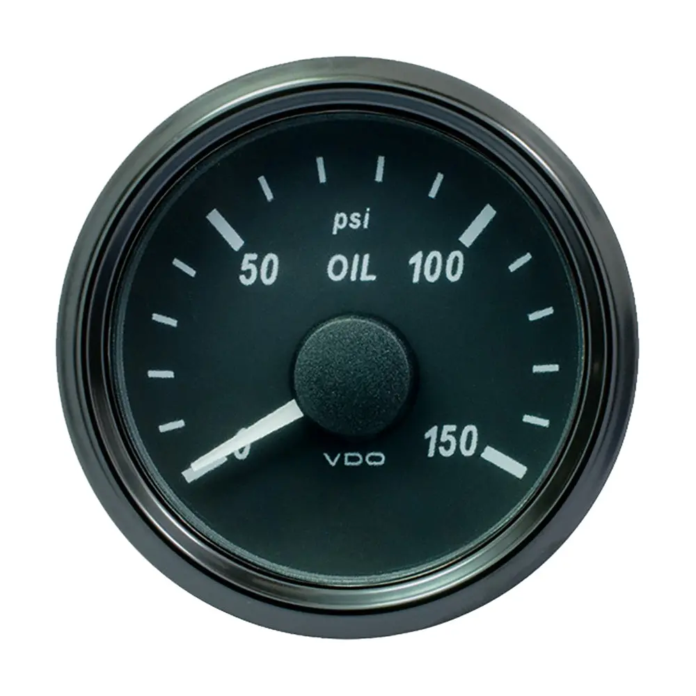 Vdo Singleviu 52Mm (2-1/16") Oil Pressure Gauge - 150 Psi [A2c3833240030] 1