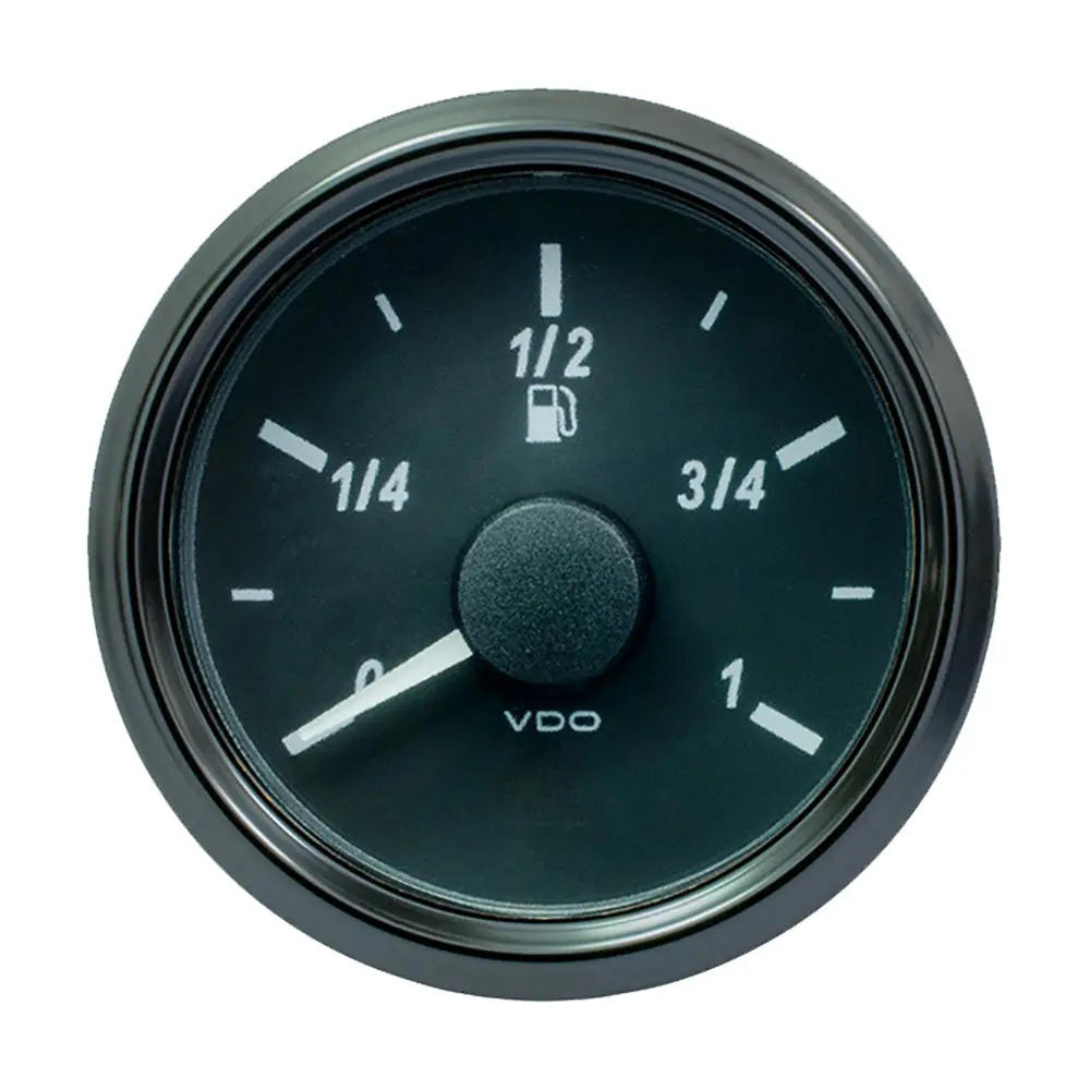 Vdo Singleviu 52Mm (2-1/16") Fuel Level Gauge - Euro - 90-5 Ohm [A2c3833110030] 1