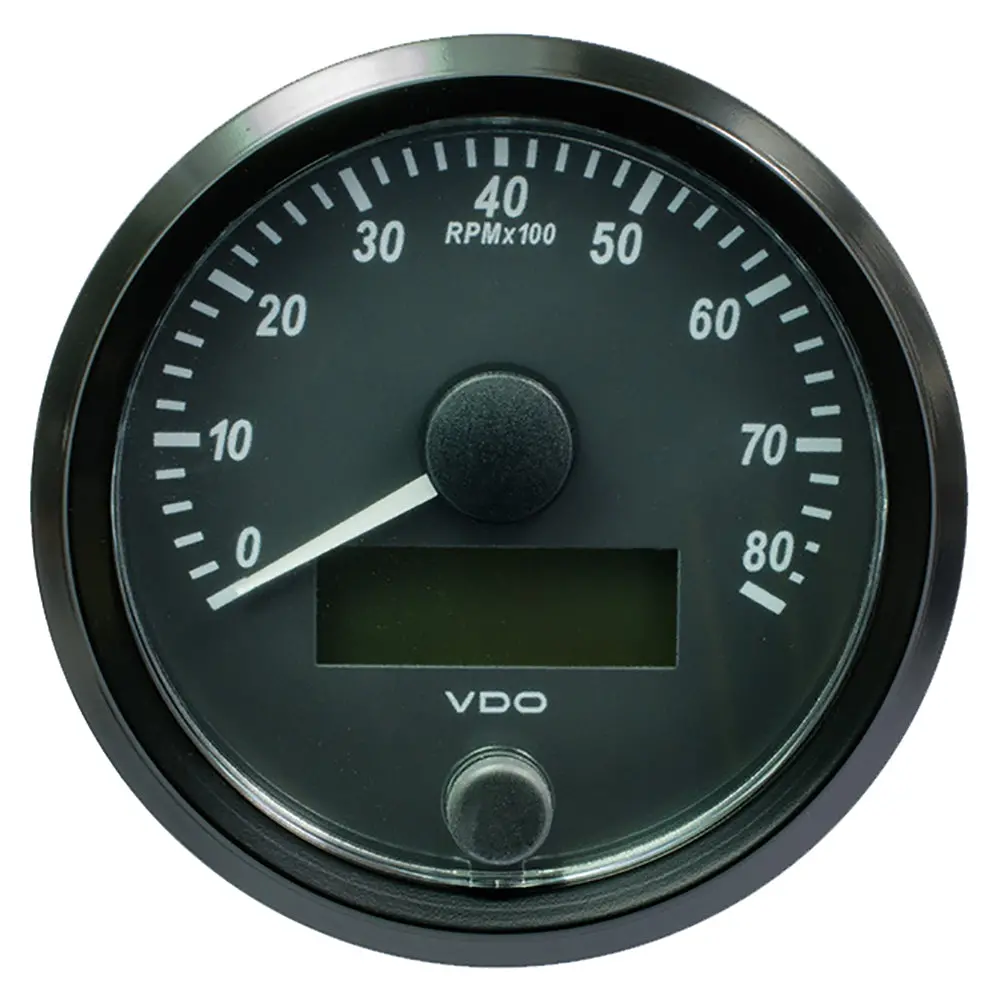 Vdo Singleviu 80Mm (3-1/8") Tachometer - 8000 Rpm [A2c3833020030] 1