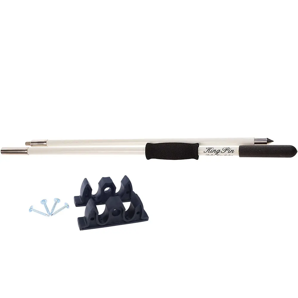 Panther 10 King Pin Anchor Pole - 2-Piece - White [Kpp100w] 1