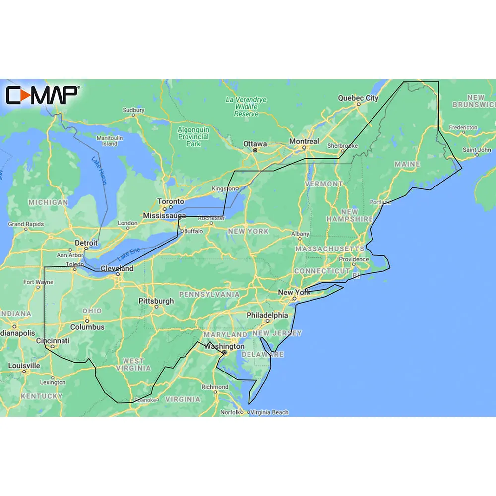 C-Map M-Na-Y213-Ms Us Lakes East Reveal Inland Chart [M-Na-Y213-Ms] 1