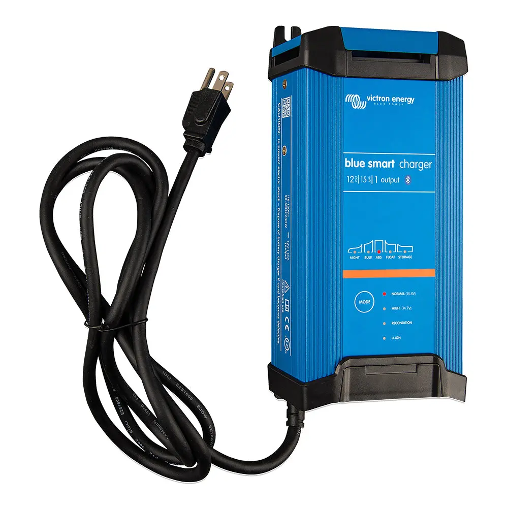 Victron Blue Smart Ip22 12Vdc 15A 1 Bank 120V Charger - Dry Mount [Bpc121545102] 1