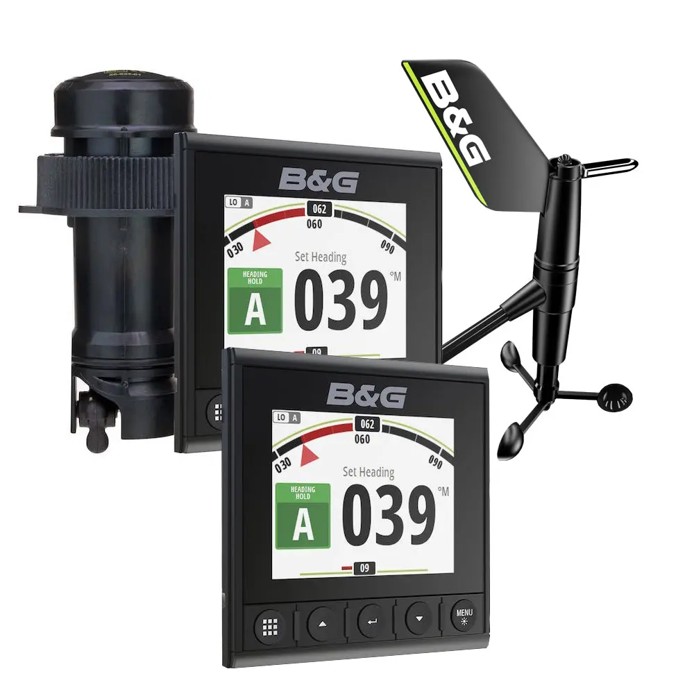 Bg Triton2 Speed, Depth  Wireless Wind System Pack - 2 Triton2 4.1" Color Display, Dst810 Transducer, Ws320 Wireless Wind Sensor  Nmea2000 Starter Kit [000-14957-002] 1