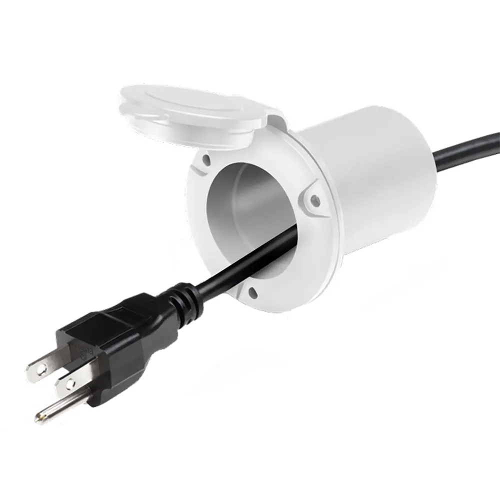 Guest Ac Universal Plug Holder - White [150Phw] 1