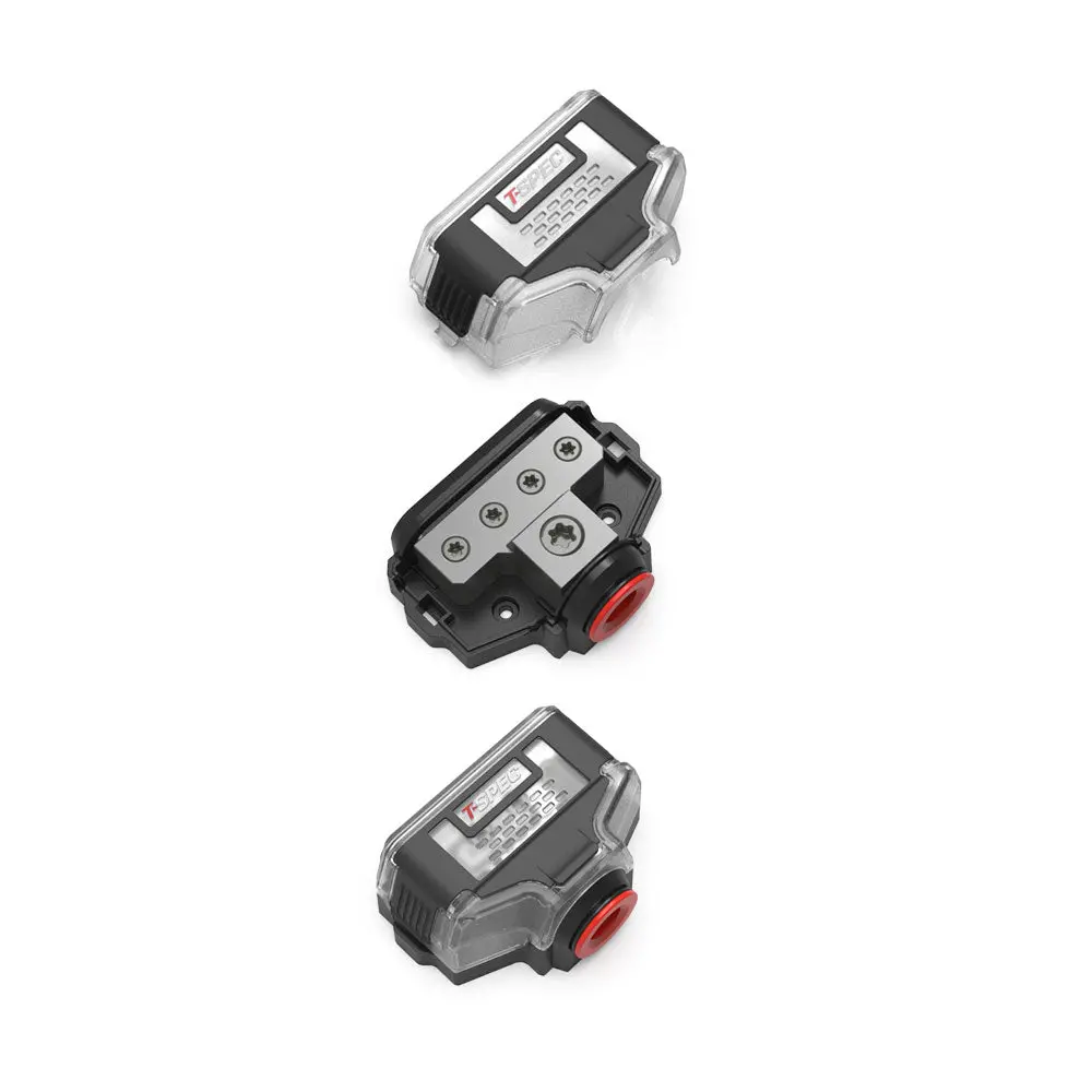 T-Spec Vdb4 4-Position Distribution Block W/Cover [Vdb4] 1