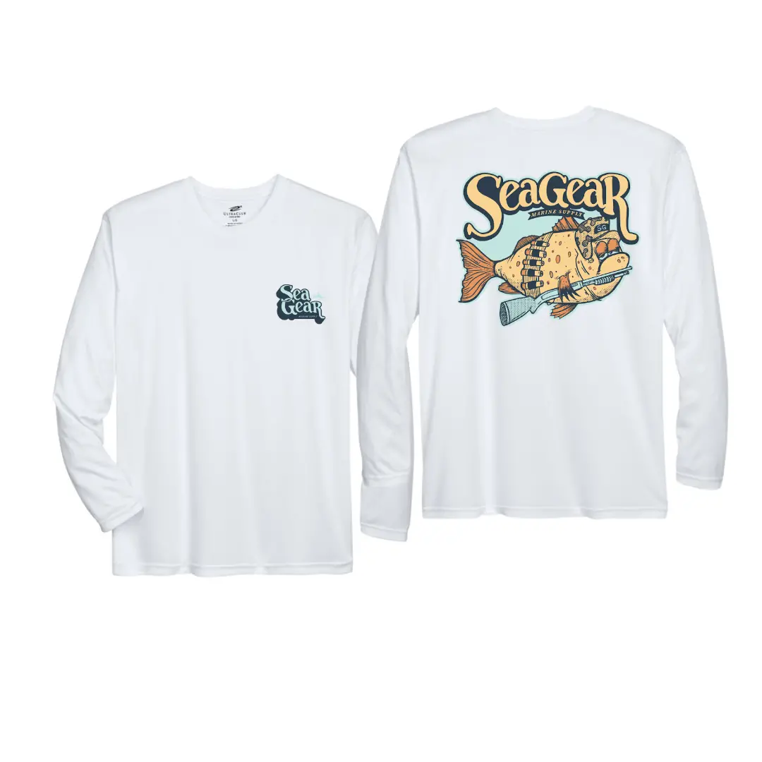 Sea Gear Salty Fish Sunshirt Long Sleeve 1