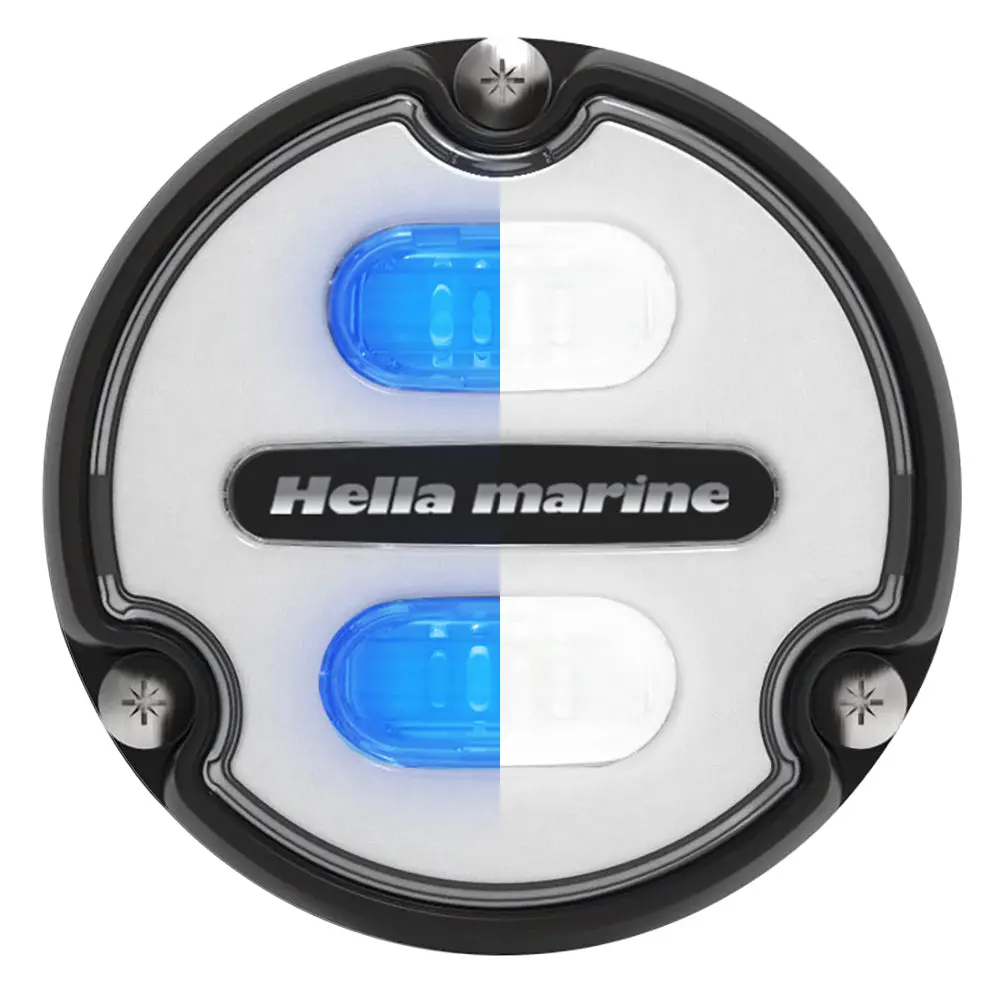 Hella Marine Apelo A1 Blue White Underwater Light - 1800 Lumens - Black Housing - White Lens [016145-011] 1