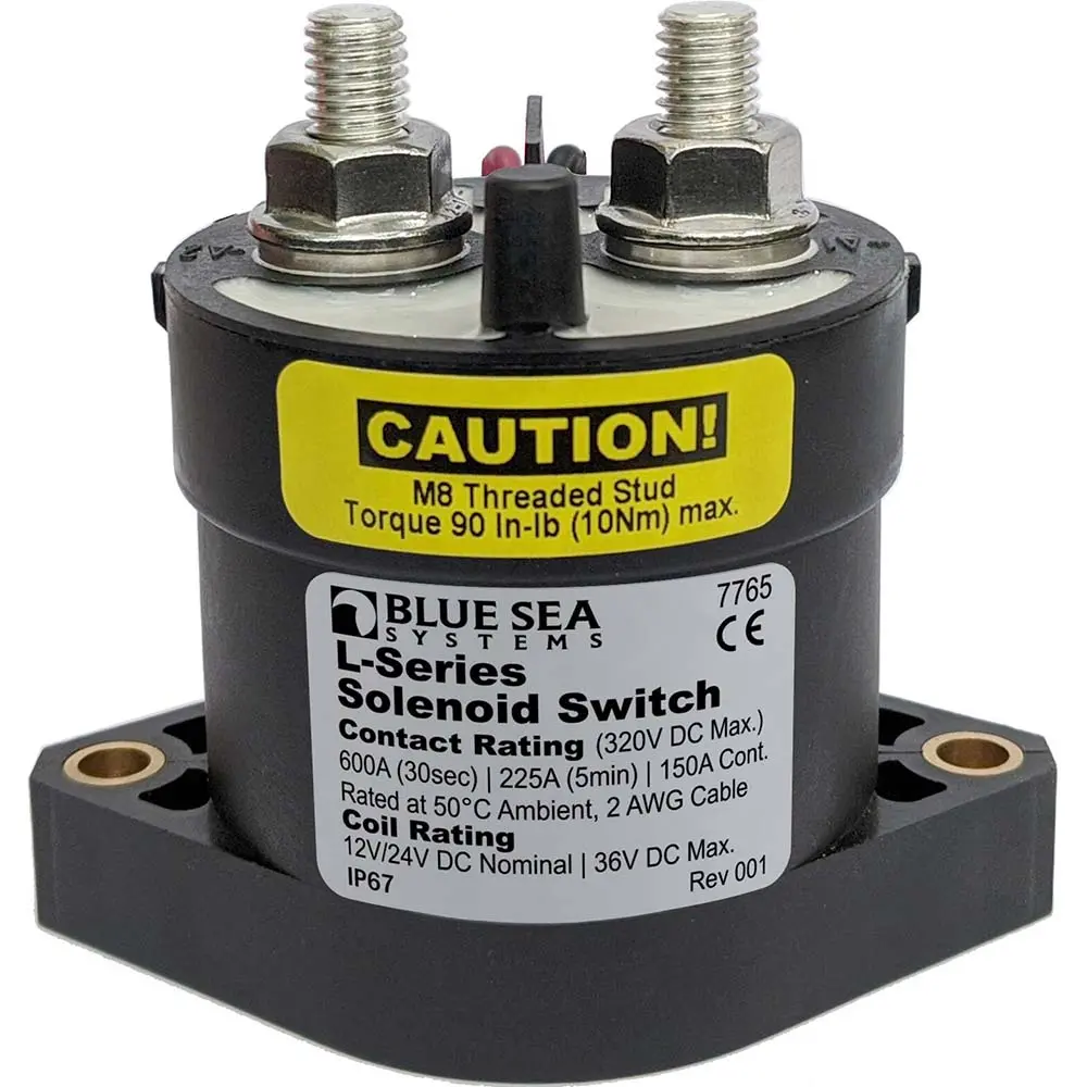 Blue Sea 7765 L-Series Solenoid Switch - 150A - 12/24V Dc [7765] 1
