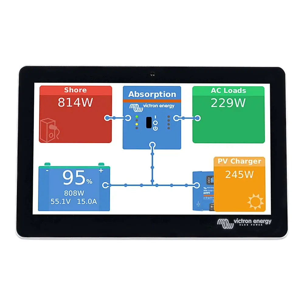 Victron Gx Touch 70 Surface Mount Display - 7" [Bpp900455070] 1
