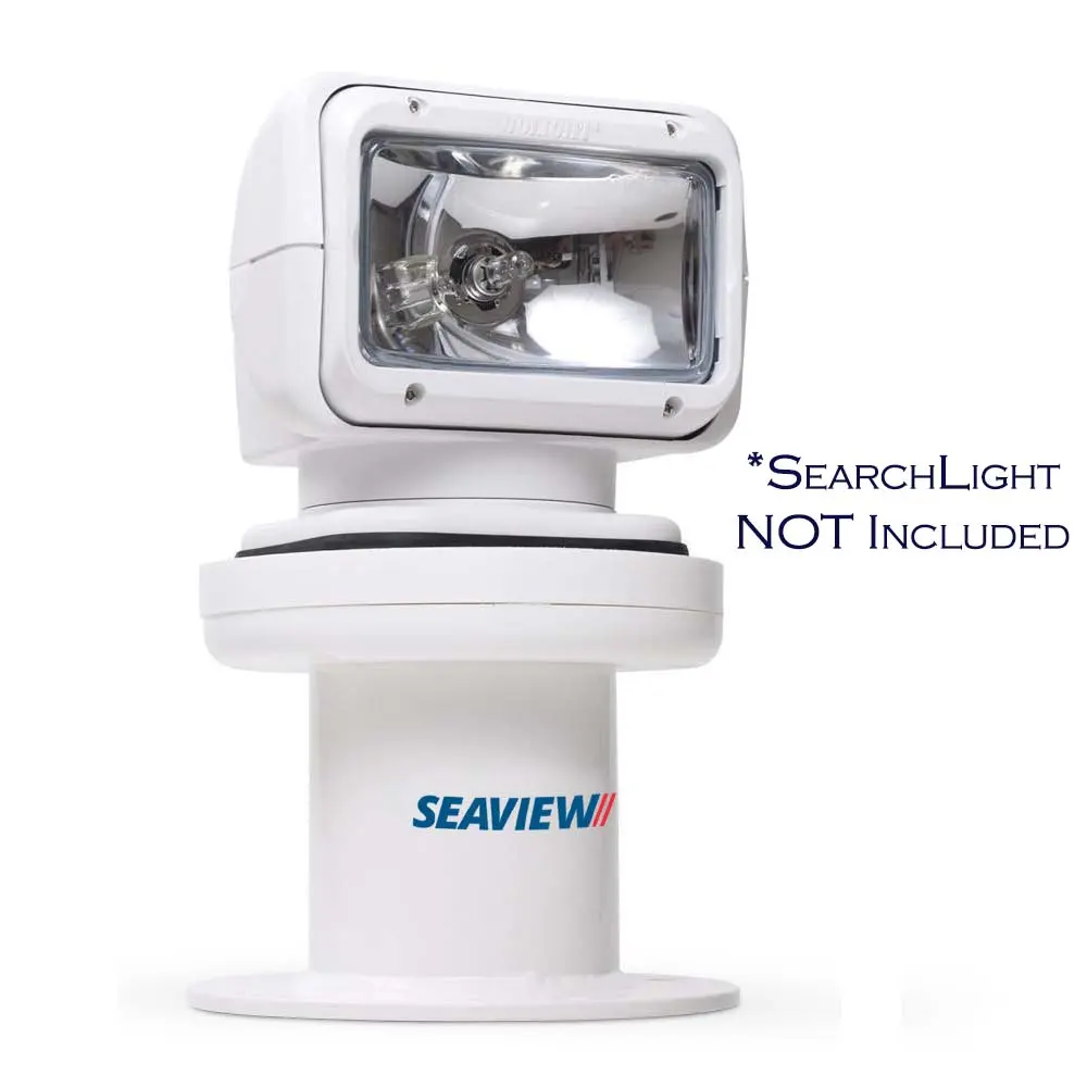 Seaview 6.38" Vertical Searchlight  Thermal Camera Mount W/8" Round Base Plate [Pm5sl8] 1