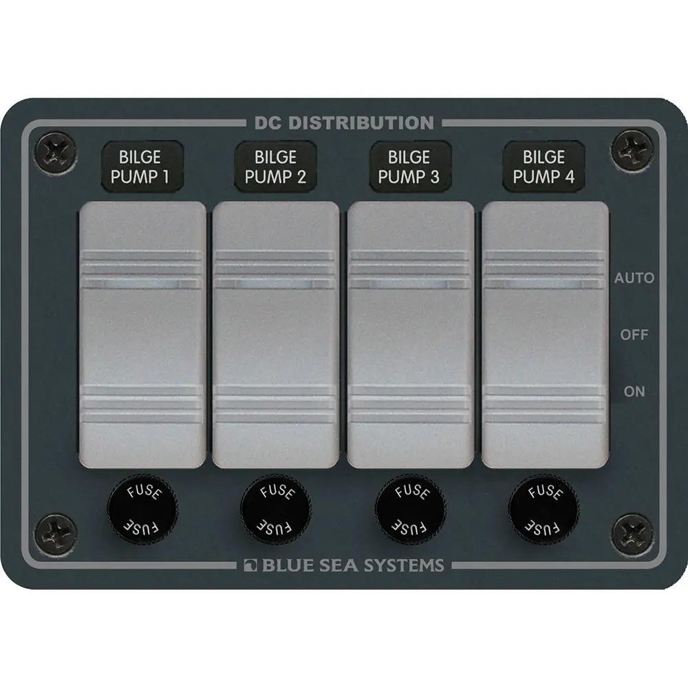 Blue Sea 8666 Contura 4 Bilge Pump Control Panel  [8666] 1