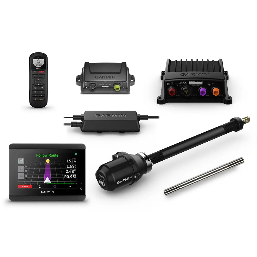 Garmin Reactor 40 Kicker Autopilot W/Ghc 50  Stainless Steel Tilt Tube [010-02794-10] 1
