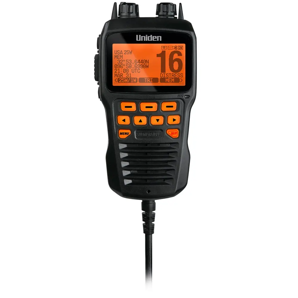 Uniden Remote Mic F/Um725 Vhf Radios - Black [Umrmicbk] 1