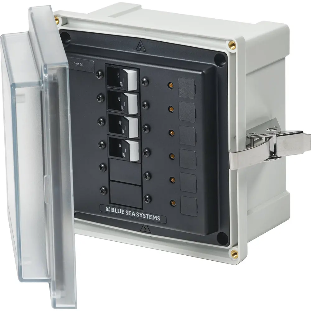 Blue Sea 3134 - Sms Panel Enclosure W/4 Branch (12/24V) - 12/24V Dc [3134] 1