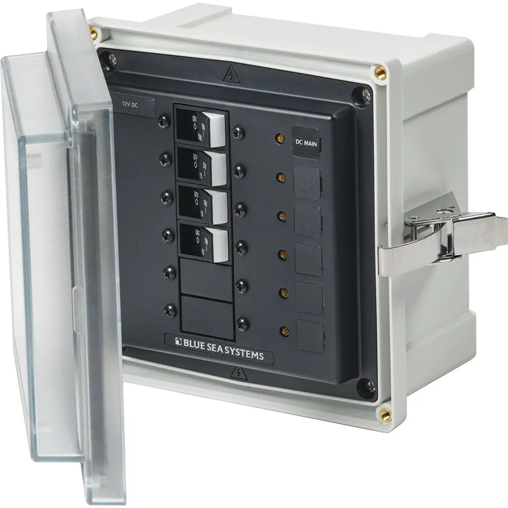 Blue Sea 3135 - Sms Panel Enclosure W/Ul Main  3 Branch (12/24V) - 12/24V Dc [3135] 1