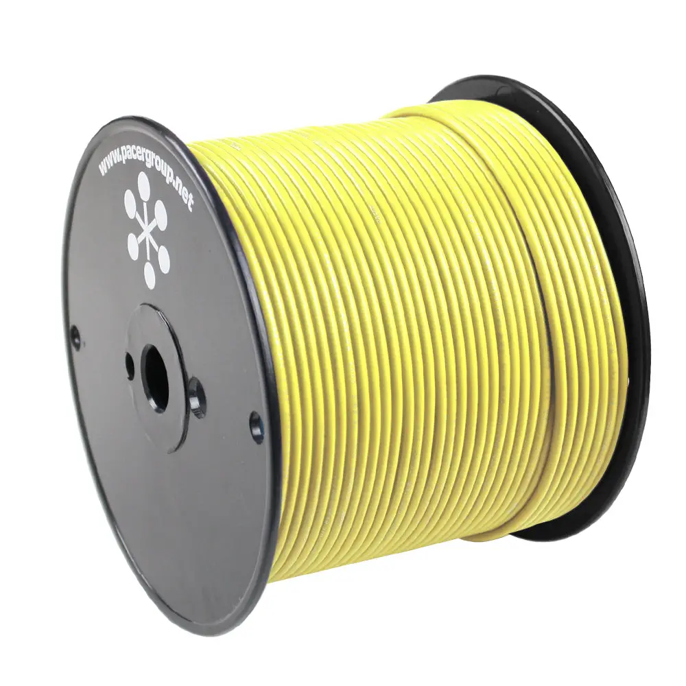 Pacer Yellow 18 Awg Primary Wire - 500  [Wul18yl-500] 1