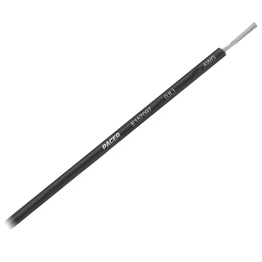 Pacer Black 14 Awg Primary Wire - 25  [Wul14bk-25] 1