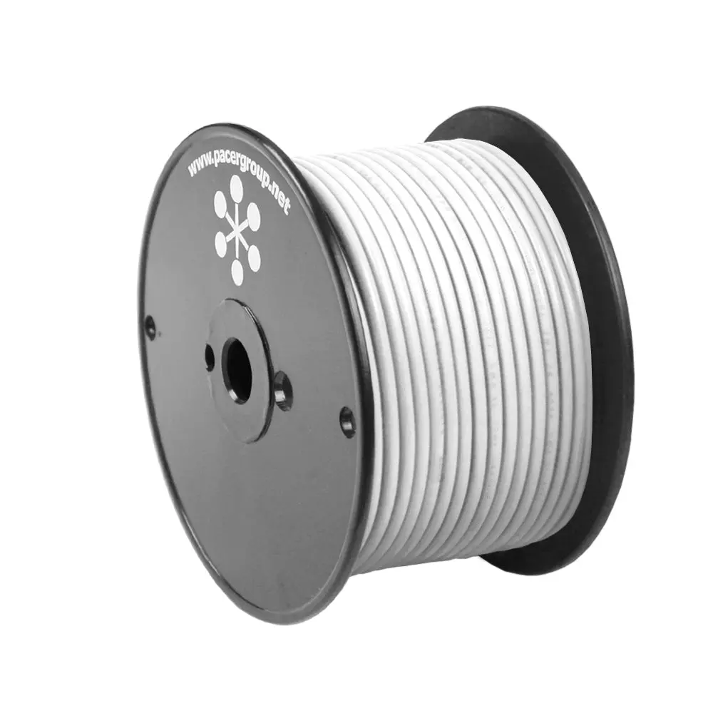 Pacer White 12 Awg Primary Wire - 100  [Wul12wh-100] 1