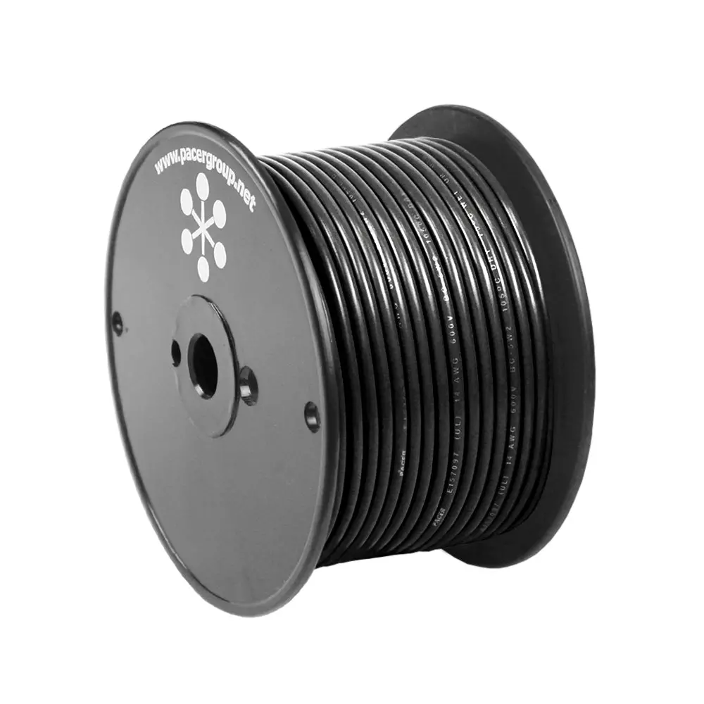 Pacer Black 10 Awg Primary Wire - 100  [Wul10bk-100] 1