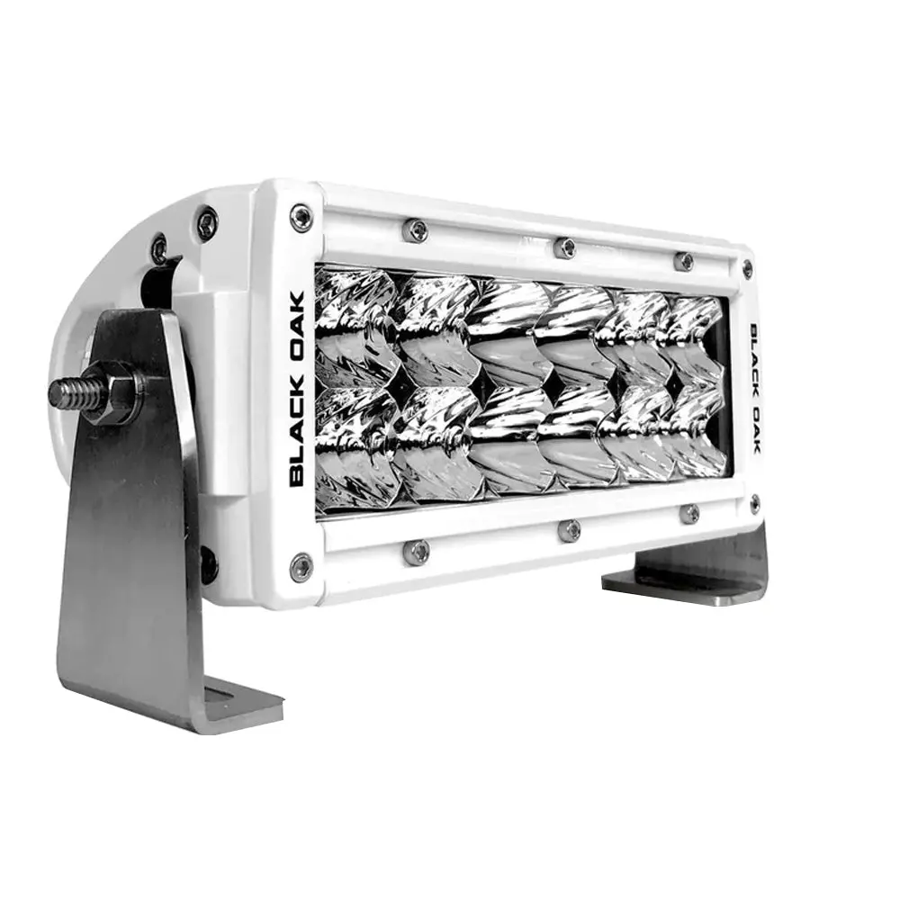 Black Oak Pro Series 3.0 Double Row 6" Led Light Bar - Combo Optics - White Housing [6Cm-D5os] 1