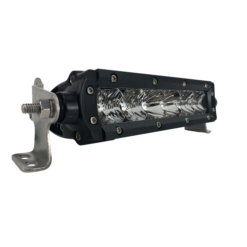 Black Oak Pro Series 3.0 Single Row 6" Led Light Bar - Combo Optics - Black Housing [6C-S5os] 1