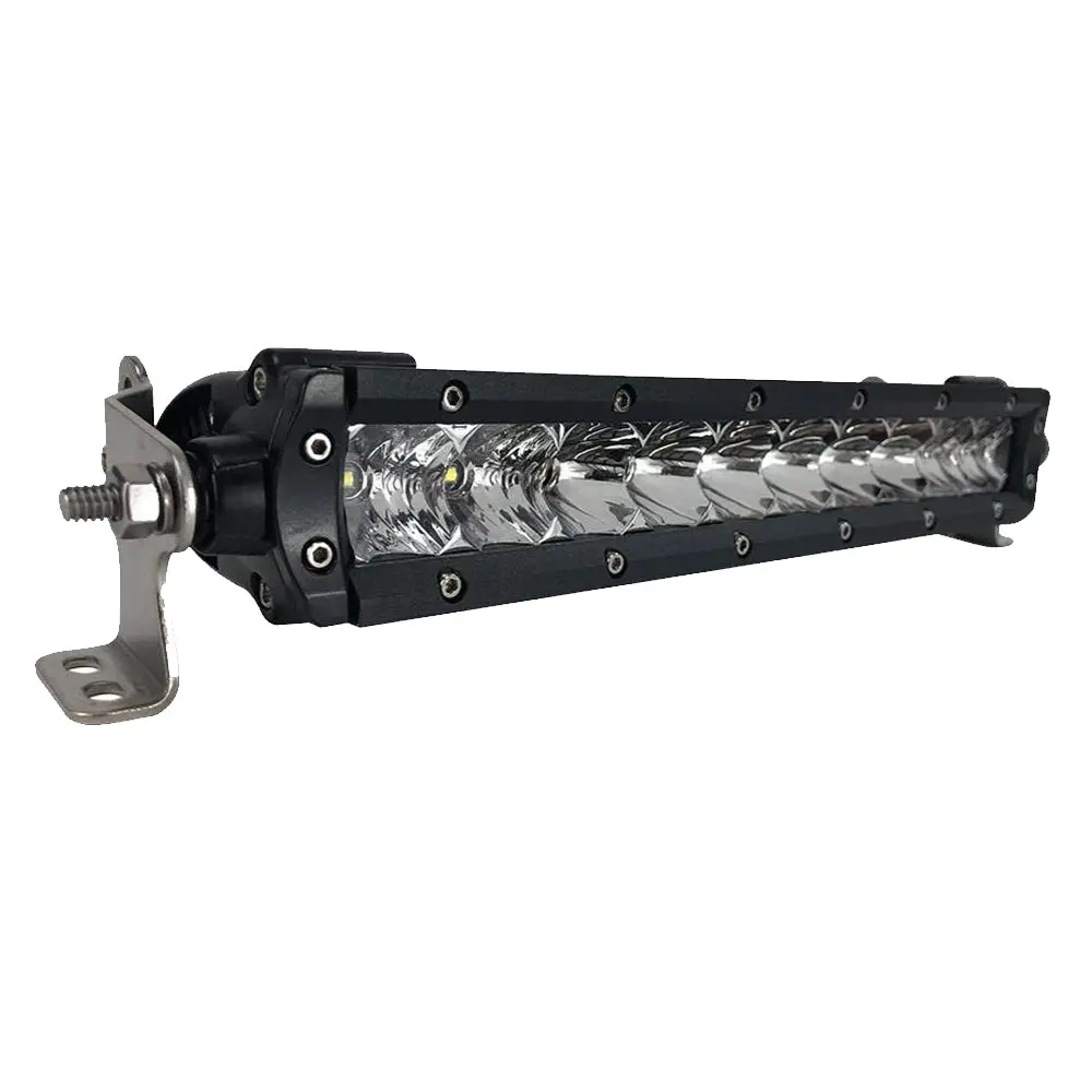 Black Oak 10" Single Row Led Light Bar - Combo Optics - Black Housing - Pro Series 3.0 [10C-S5os] 1