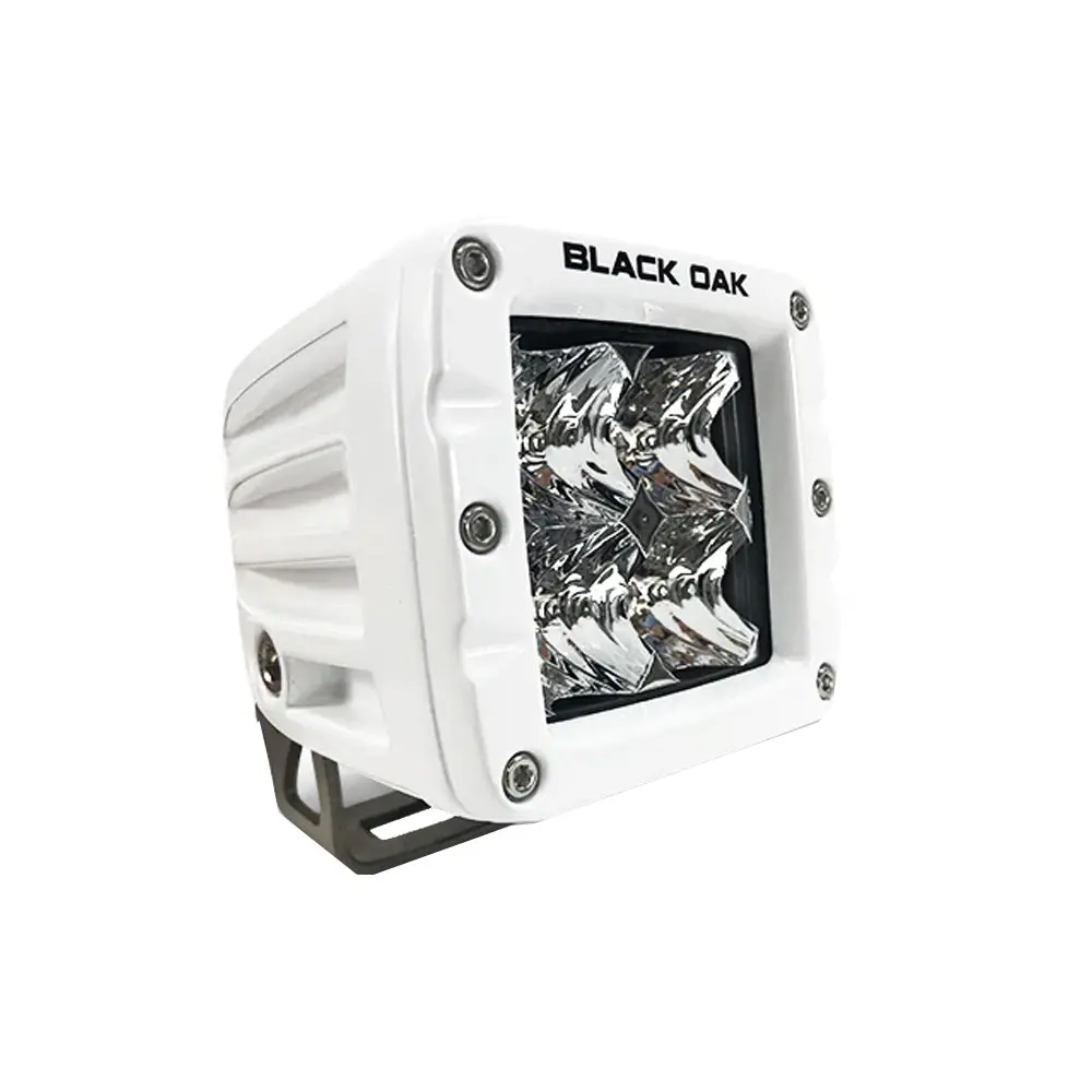 Black Oak 2" Marine Led Pod Light - Spot Optics - White Housing - Pro Series 3.0 [2Sm-Pod10cr] 1