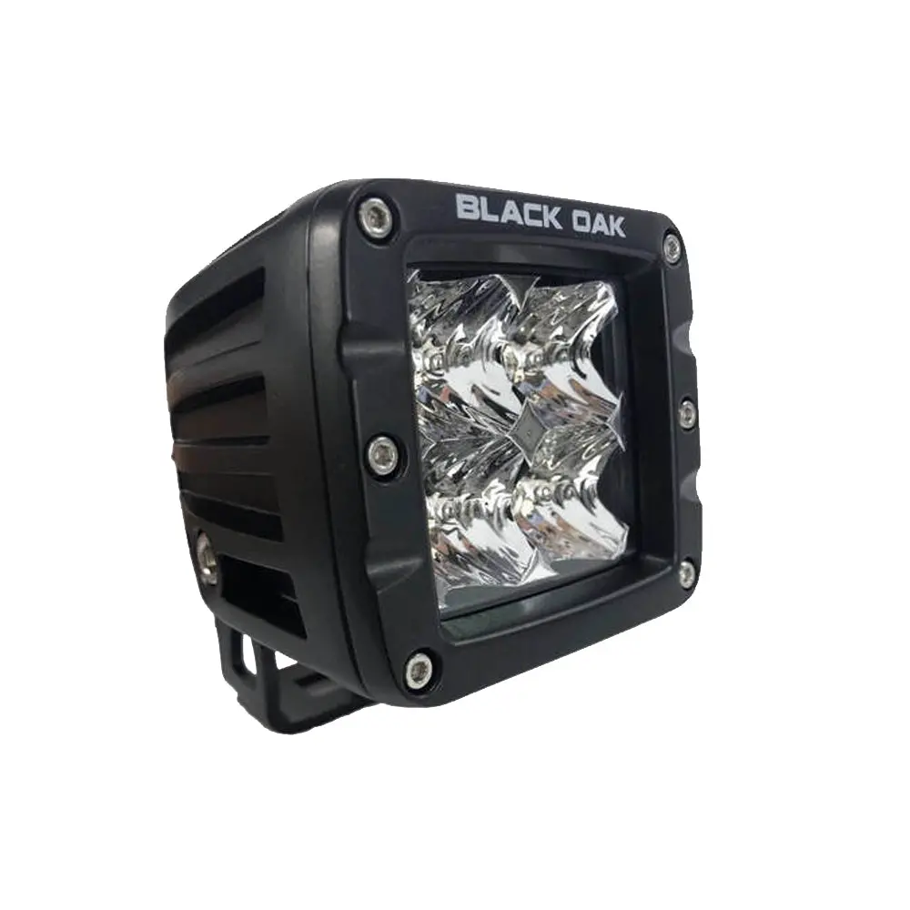 Black Oak 2" Led Pod Light - Spot Optics - Black Housing - Pro Series 3.0 [2S-Pod10cr] 1