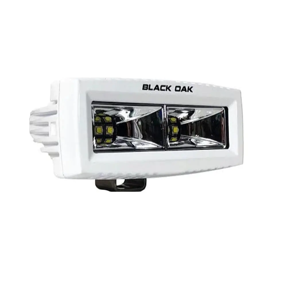 Black Oak 4" Marine Spreader Light - Scene Optics - White Housing - Pro Series 3.0 [4Ms-S] 1