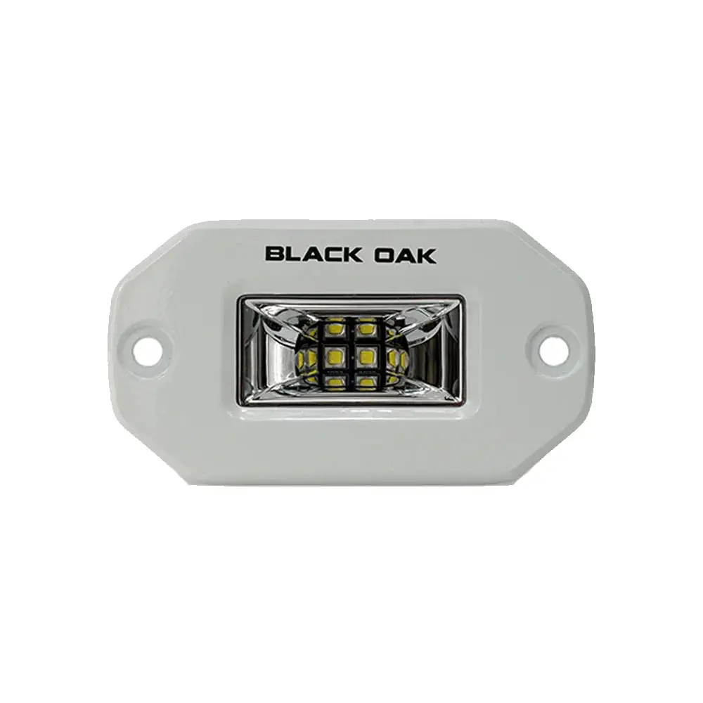 Black Oak 2" Marine Flush Mount Spreader Light - White Housing - Pro Series 3.0 [2Fsl-Srpod10cr] 1