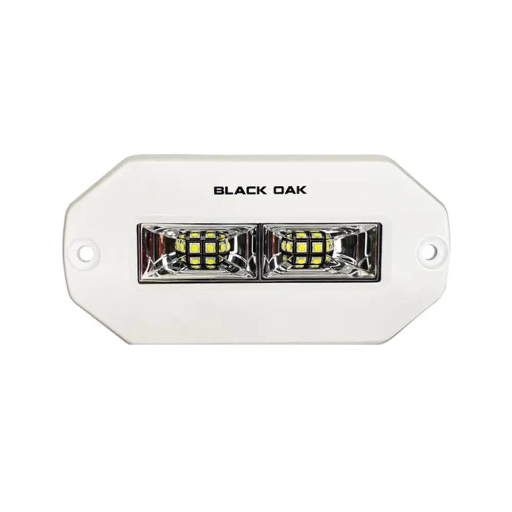 Black Oak 4" Marine Flush Mount Spreader Light - White Housing - Pro Series 3.0 [4Fmsl-S] 1