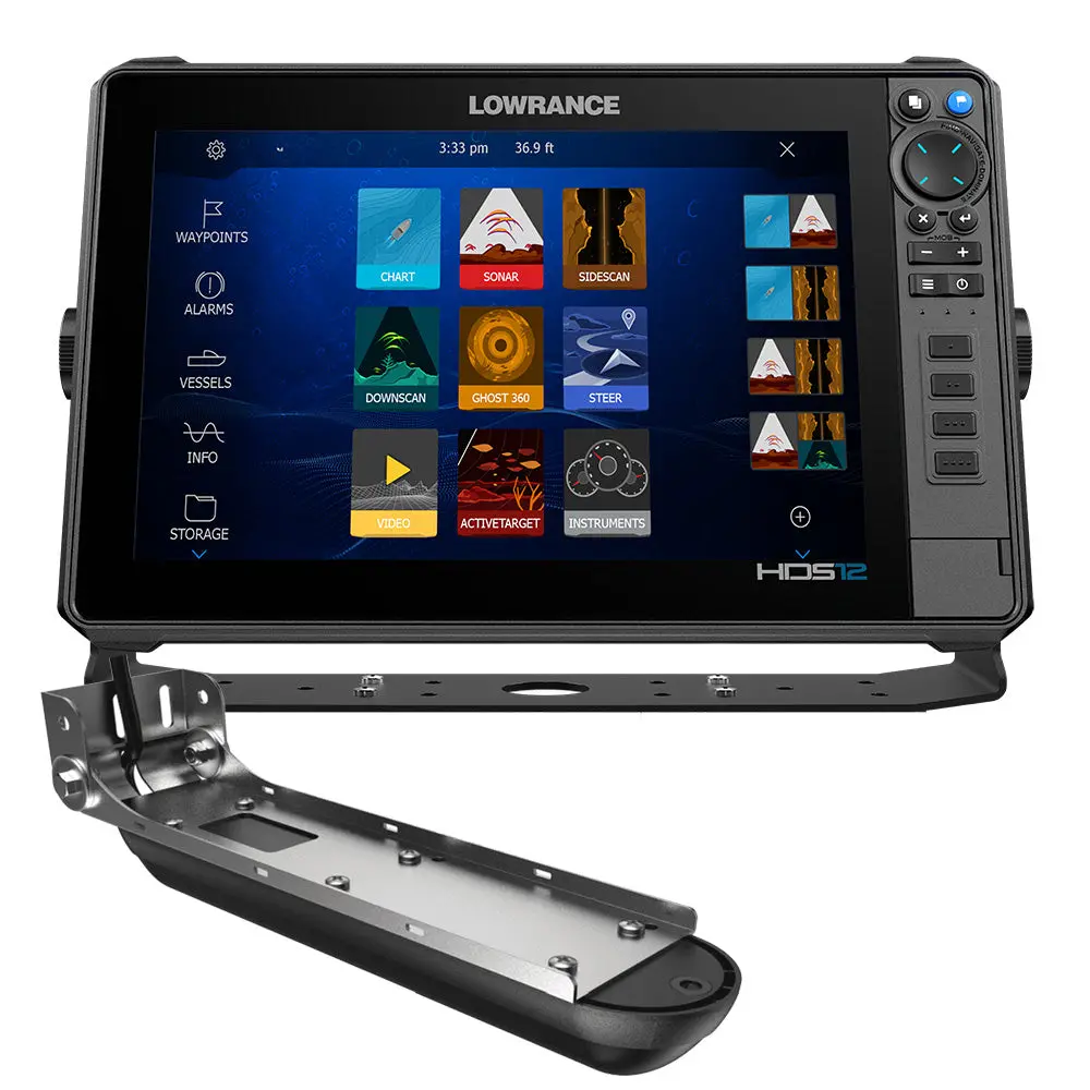 Lowrance Hds Pro 12 - W/ Preloaded C-Map Discover Onboard  Active Imaging Hd Transducer [000-15987-001] 1
