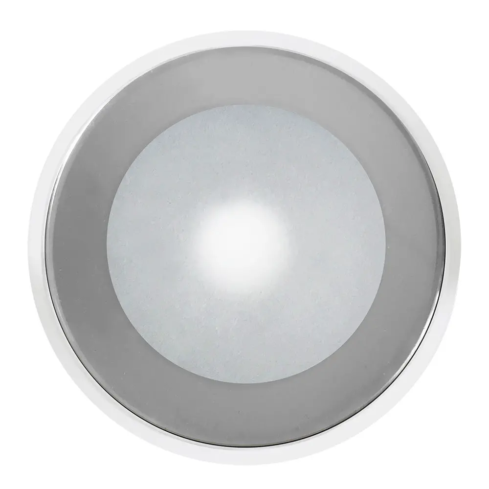 Shadow-Caster Dlx Series Down Light - White Housing - Rgb - Chrome Bezel  [Scm-Dlx-Cc-Chr-Wh] 1