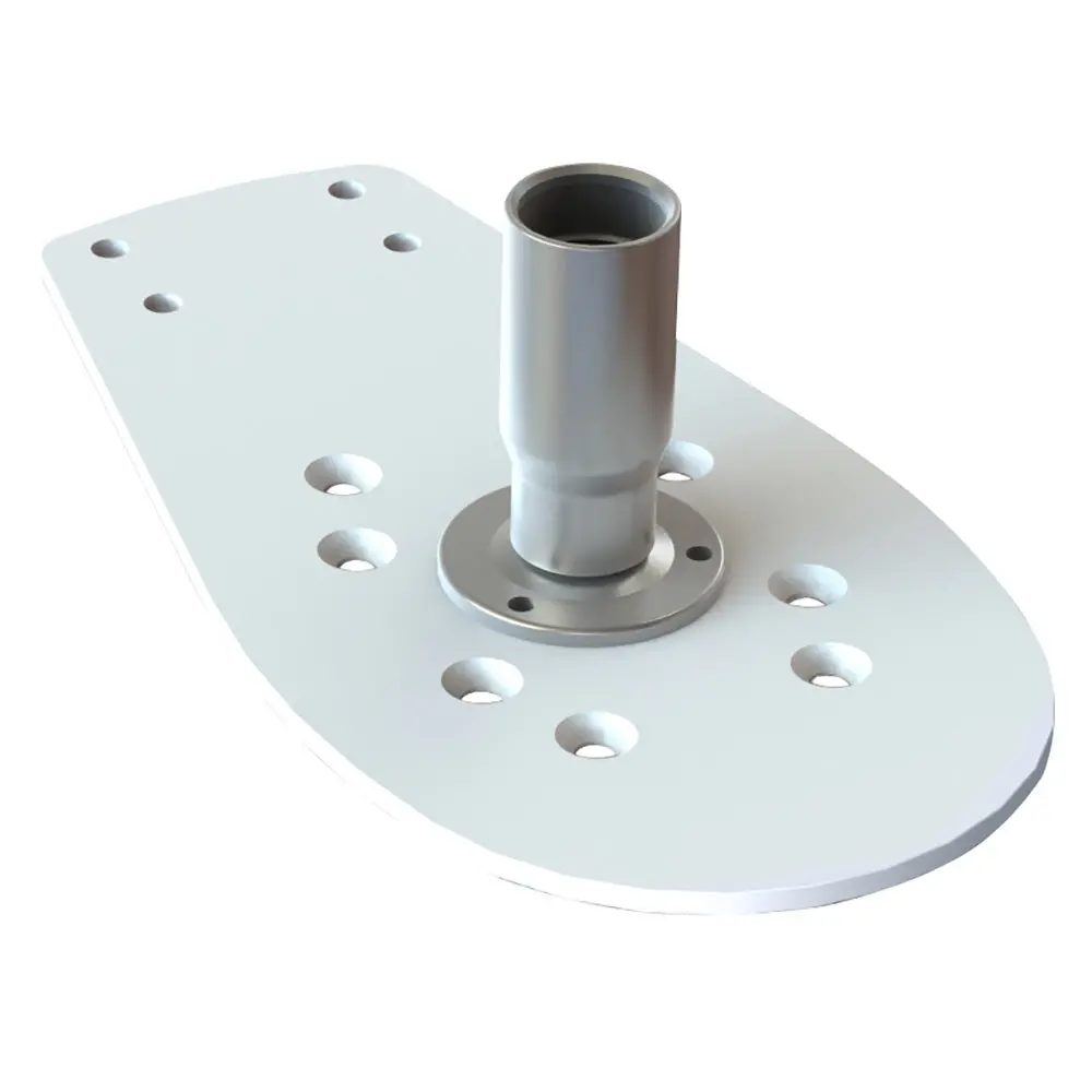 Seaview Starlink Modular Top Plate W/Starlink Stainless Steel 1"-14 Threaded Adapter  Stainless Steel Base [Adastlk] 1