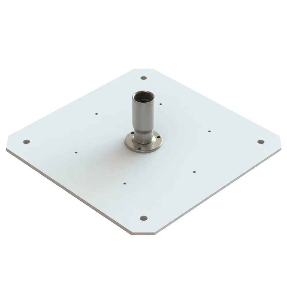 Seaview Starlink Adapter Plate F/24" Kvh Domes W/Starlink Stainless Steel 1"-14 Threaded Adapter  Stainless Steel Fixed Base [Svk24stlk] 1