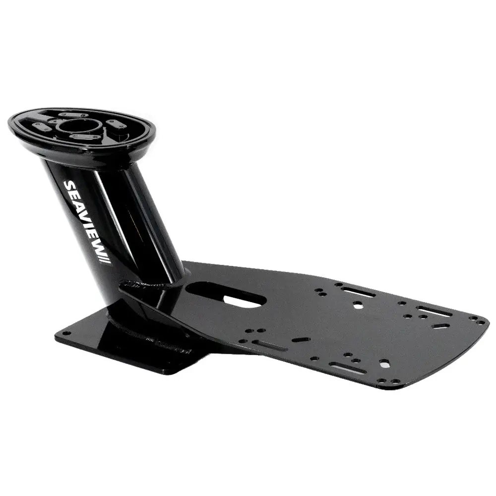 Seaview 13.25" Pre-Drilled Dual Mount F/Most Closed Dome Radars - Black - Top Plate Required [Pmadm1m2blk] 1
